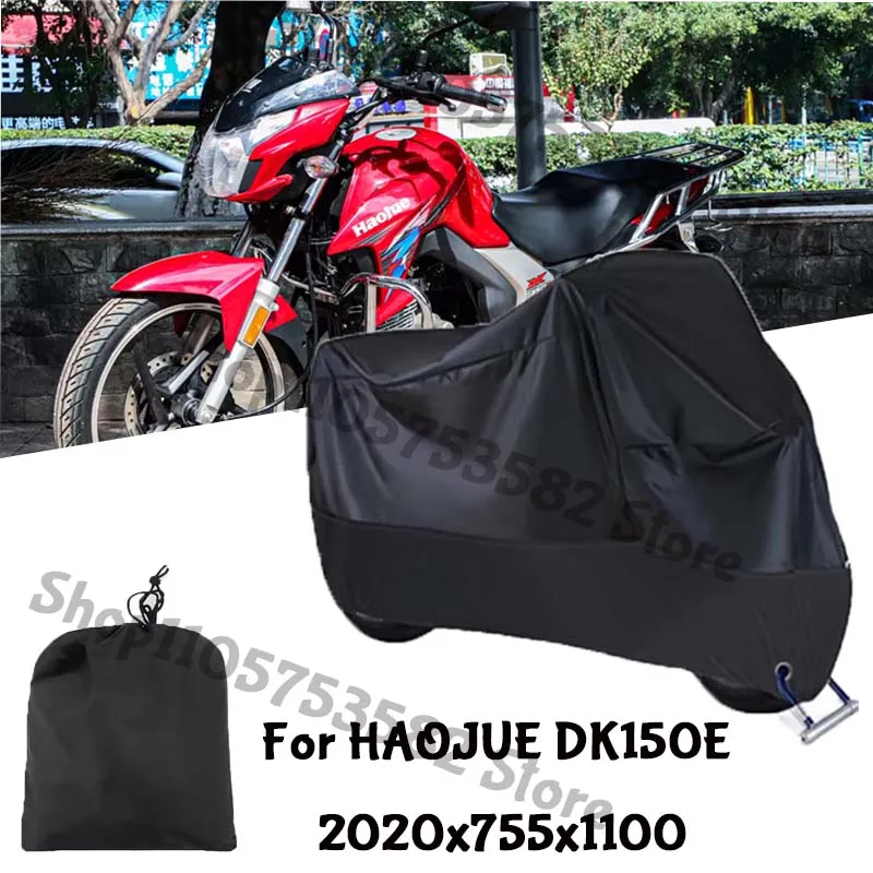 Motorcycle Full Covers For HAOJUE DK150E Car Outdoors Sun Protection Dust No Ear Thickened Oxford Clothcover Accessories