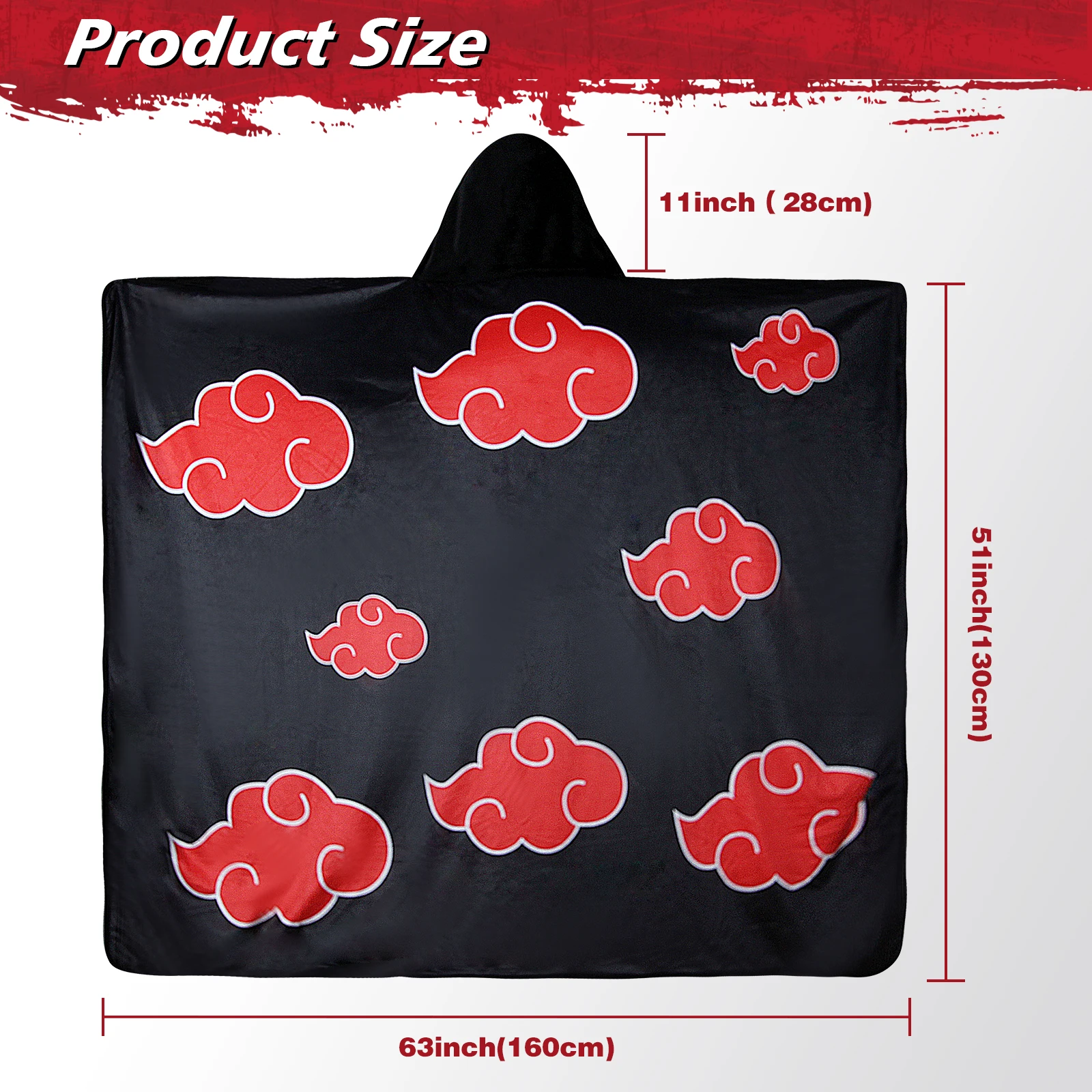 Рисунок 6 - Одеяло с капюшоном AnimeLoom Akatsuki