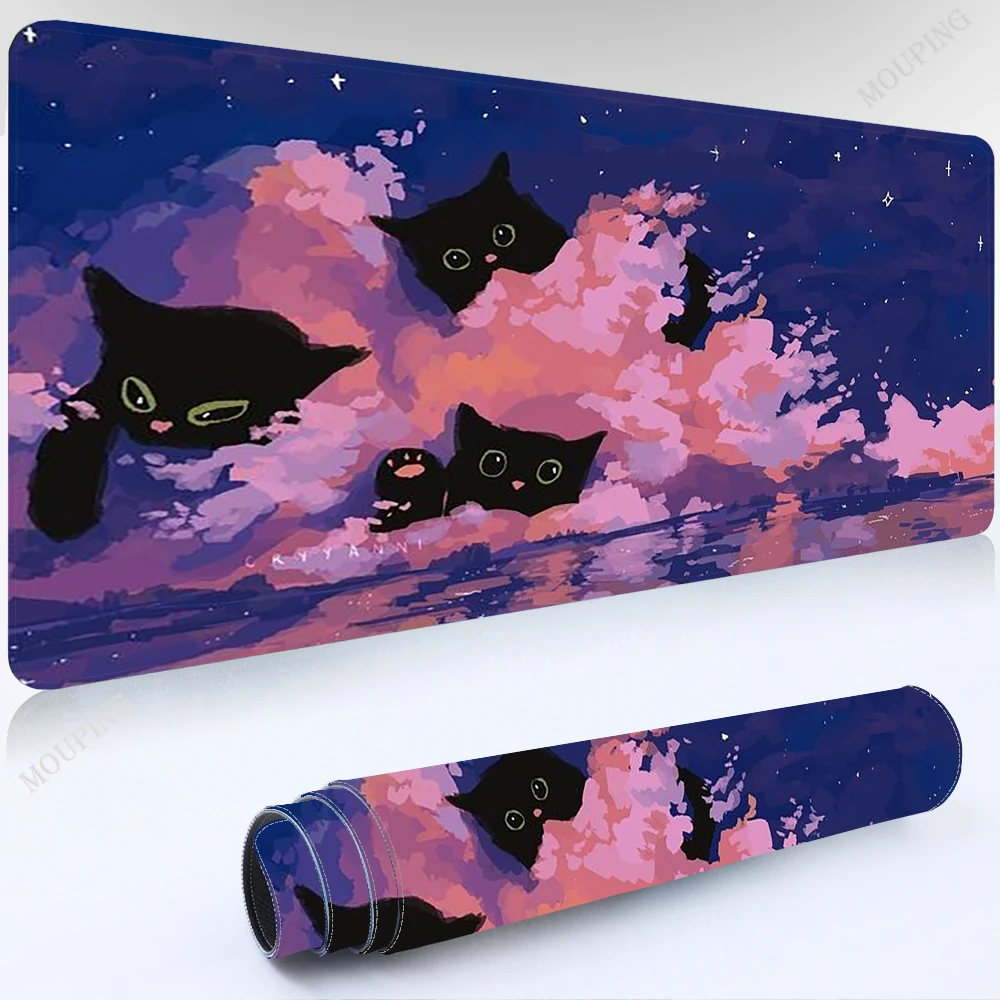 

Mousepad Big Desk Mat Anime Mouse Mats Kawaii Gaming Pad on The Table Setup Gamer Accessories Laptop Office Mouse Rug Carpet