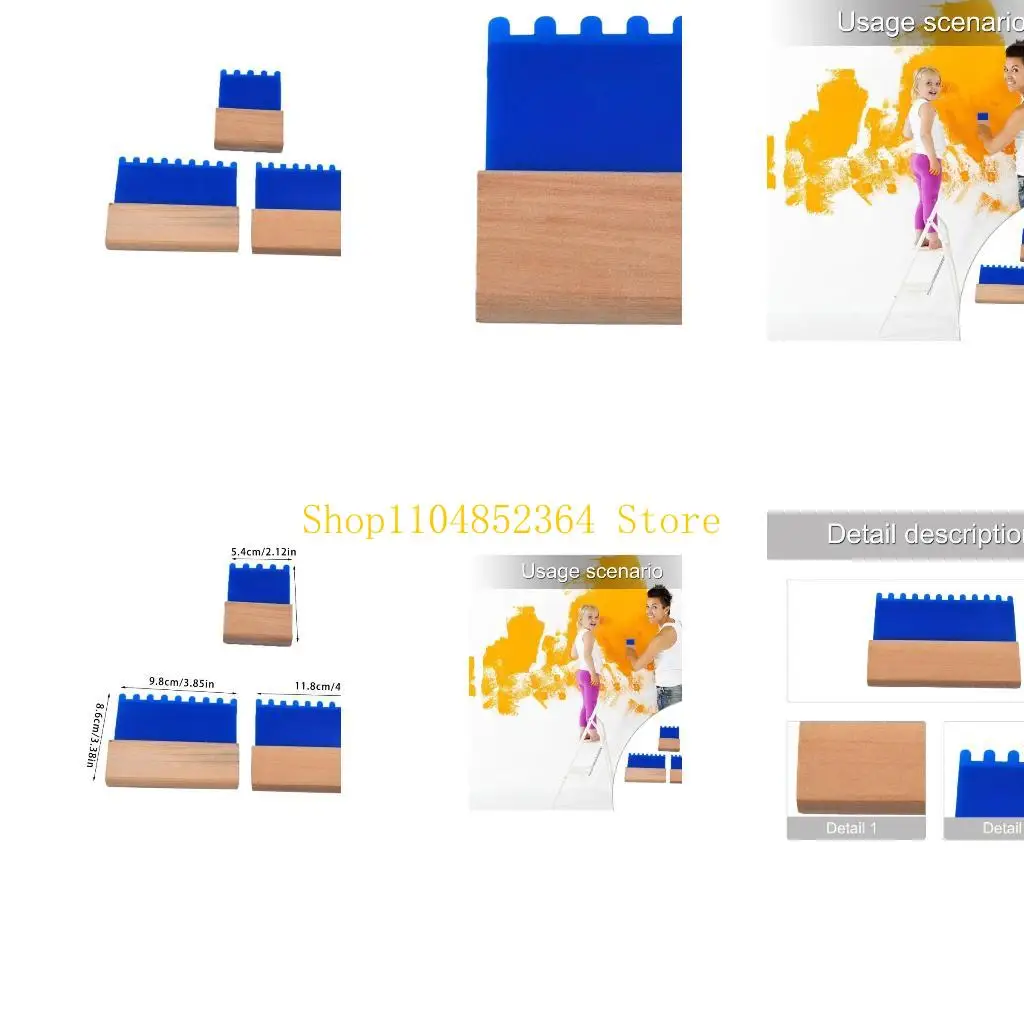 652F Multipurpose Painting Combs Set for Home Renovations and Art Projects Supplies