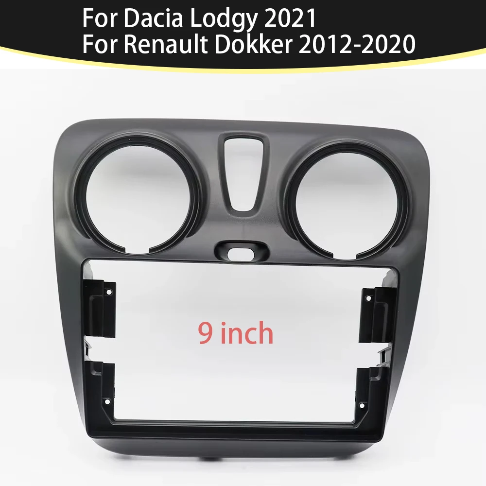 9 Inch Car Frame Fascia Adapter Canbus Box Decoder Android Radio Dash Fitting Panel Kit For Dacia Lodgy Renault Dokker 2012-2020