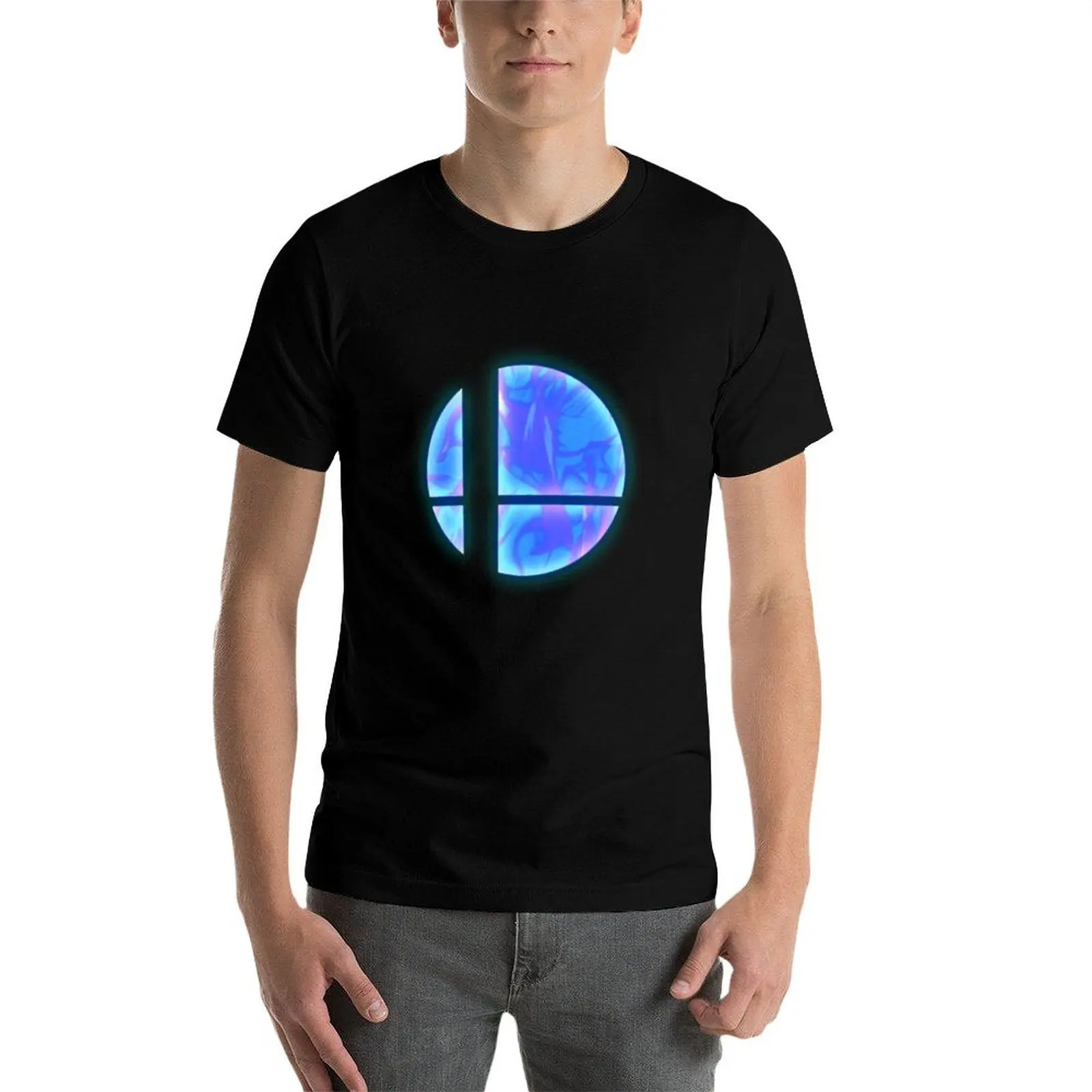 

Super smash brothers flaming logo T-Shirt t shirts for man slim fit cotton t shirt pack essential t shirt T-Shirt
