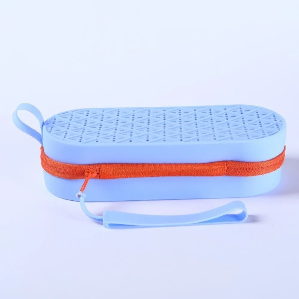 Durable Silicone Swimming Goggle Case Soft Breathable Glasses Protective Case with Strap Glasses Case for Students