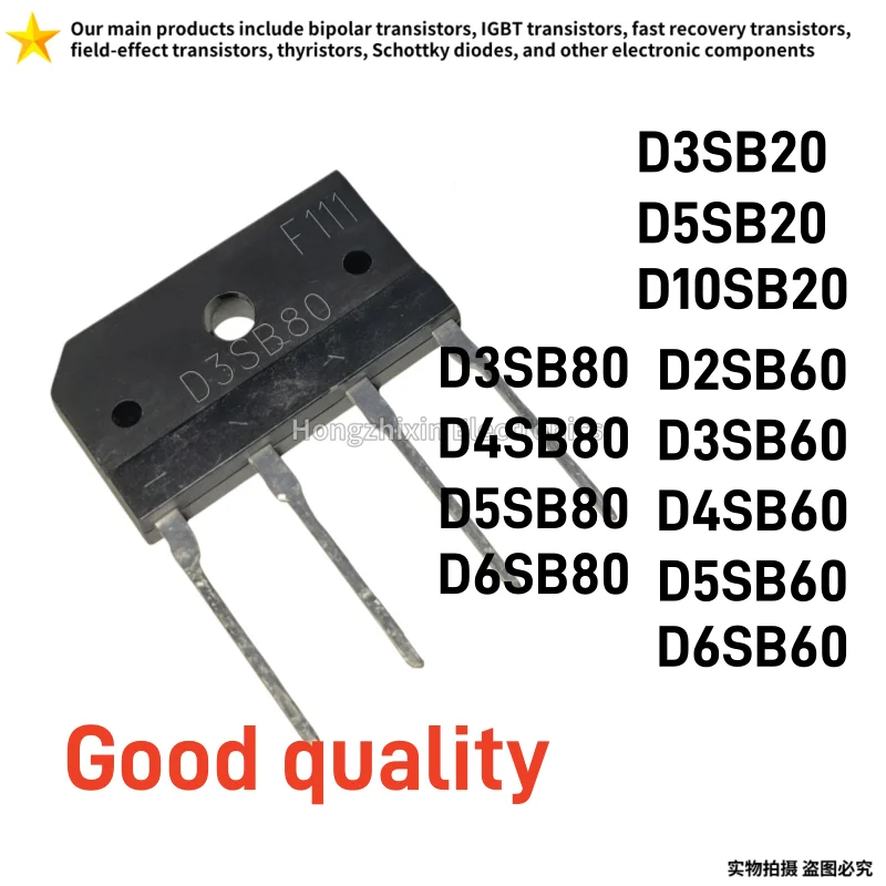 2/5PCS 36MT160 MT3516A MT5016A Golden Pin 3‑Phase Bridge Rectifier 1600V 35A 50A 5‑Pin Power Rectifier Module