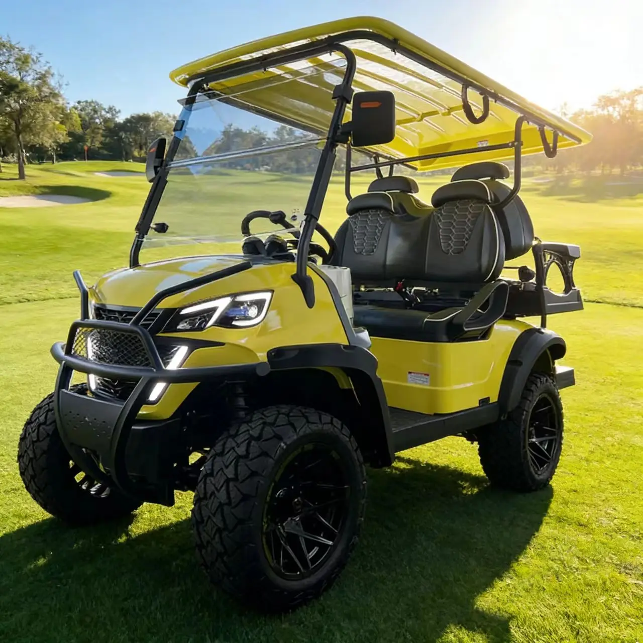 Sales With Low Price Vehicle 4WD 48V/72V Off Road Golf Buggy 2 4 6 8 Seaters Sales With Low Price 4000V /7000V Electric Golf Car