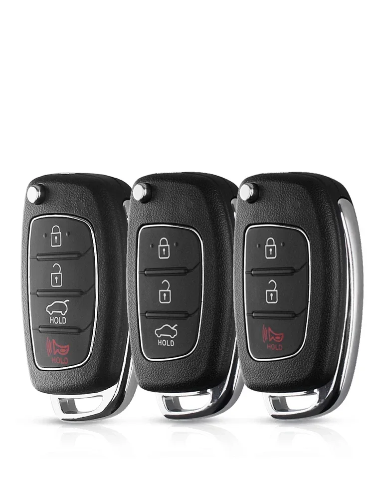 Keyyou 10pcs Flip Remote Autos chl üssel Shell 3/4b Fall für Hyundai Solaris ix35 ix45 elantra santa fe hb20 verna hy15/hy20/toy40 Klinge