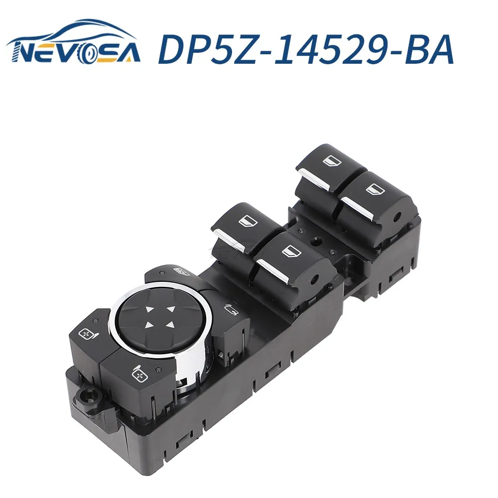 NEVOSA For Ford Fusion Lincoln MKC MKZ 2015 2016 2017 2018 2019 Car Power Master Window Switch Button DP5Z14529BA DP5Z-14529-BA