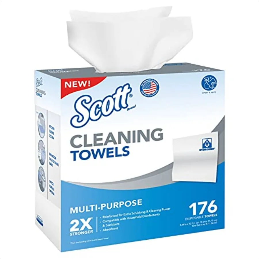 Scott Paper Cleaning Towels 176 Count Case of: 1;