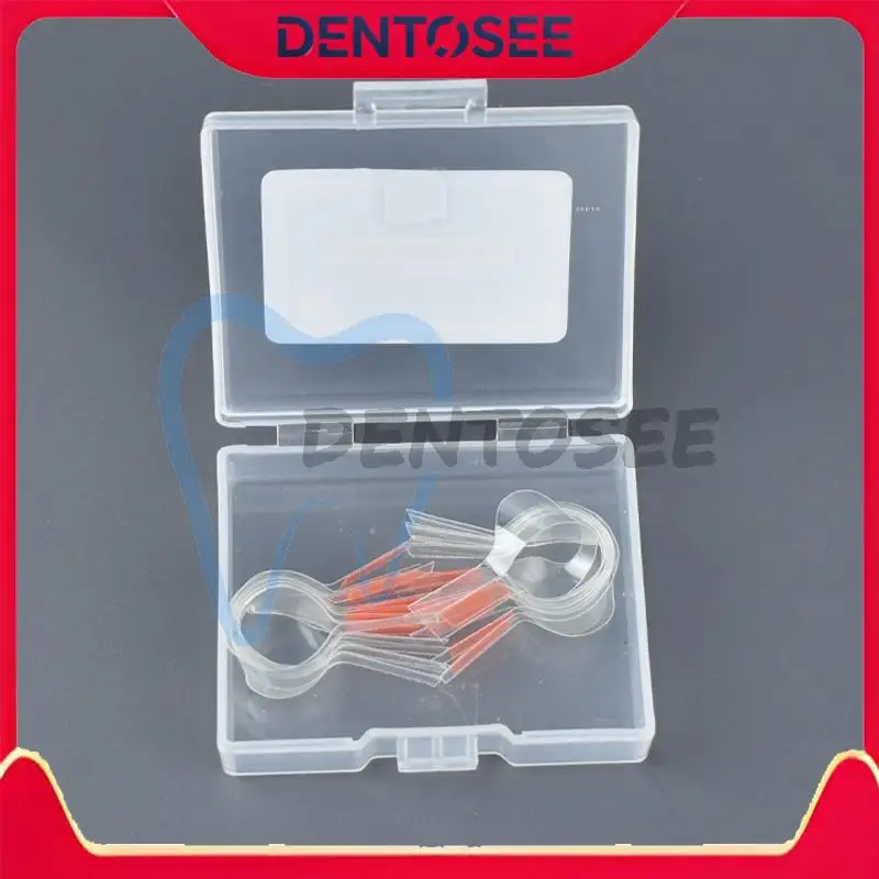 Matriz anterior dupla dentária, matriz secional transparente autoadesiva para restaurações de classe iii, materiais compostos