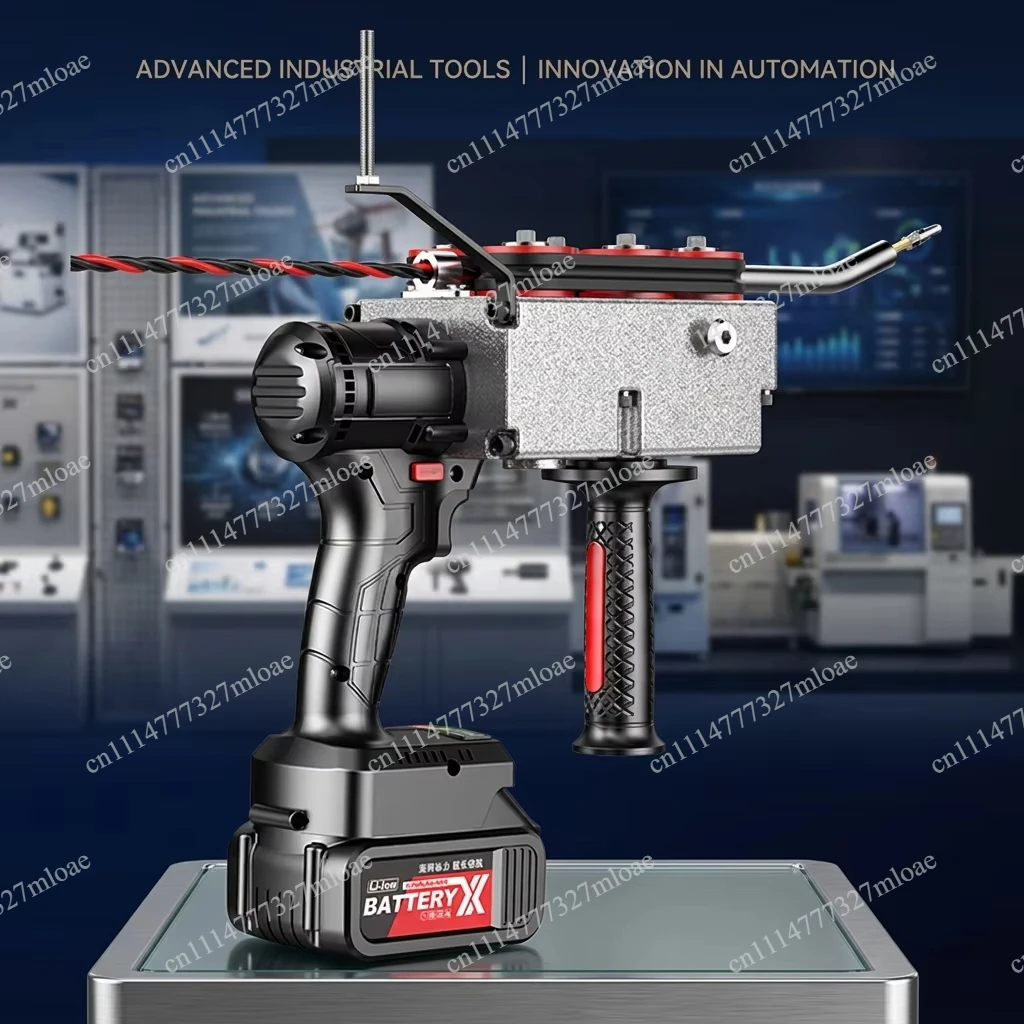 Industrial grade automatic cable puller battery powered electric spring wall wiring threading machine DIY tool