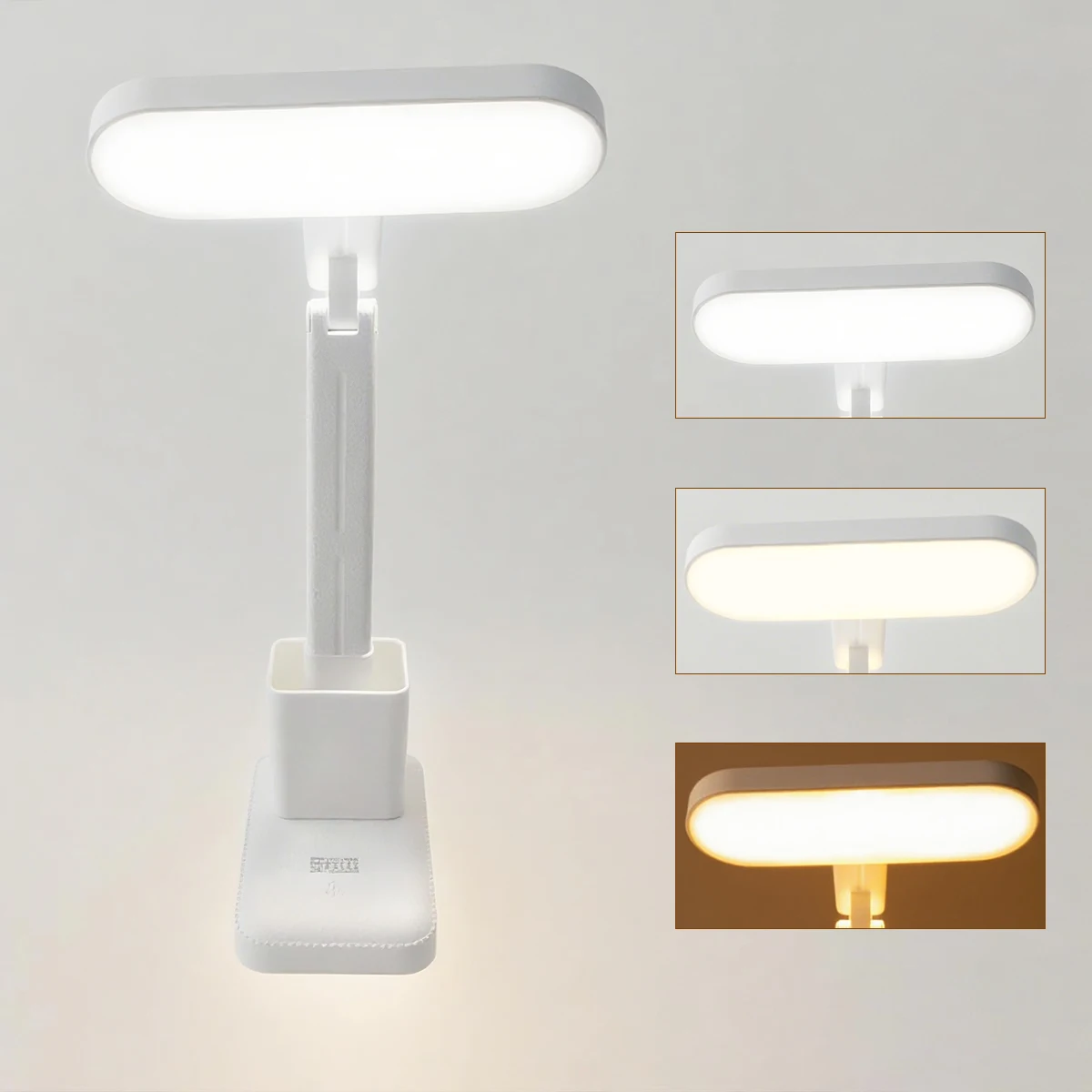 Foldable desk lamp with pen holder, eye-protecting reading desk lamp, bedside night lamp, Halloween and Christmas gifts