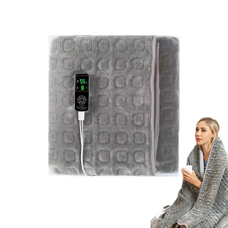 Electric Blanket Smart Blanket Heater Comfortable Heated Blanket Portable Throw Blanket Energy Saving Body Warmers For Adults