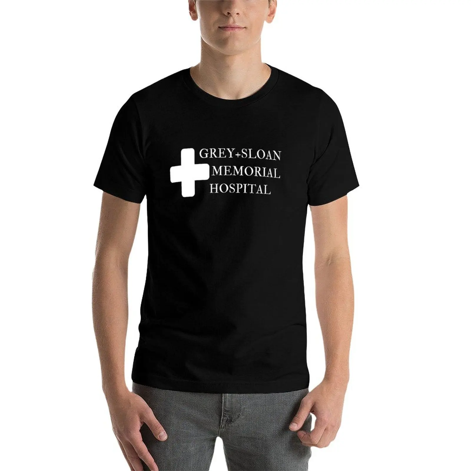 Greys Anatomy Grey+Sloan Memorial Hospital T-Shirt tops graphic t shirts shirts graphic tee t shirt men