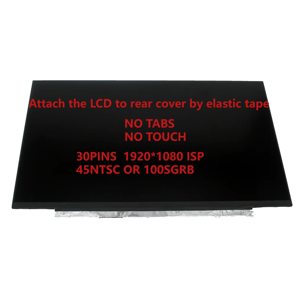 

14“100%sgrb Laptop LED Screen for lenovo XiaoXin Air 14ARE 2020 FHD Display Matrix 5D10W69523 N140HCG-EQ1 NV140FHM-N66