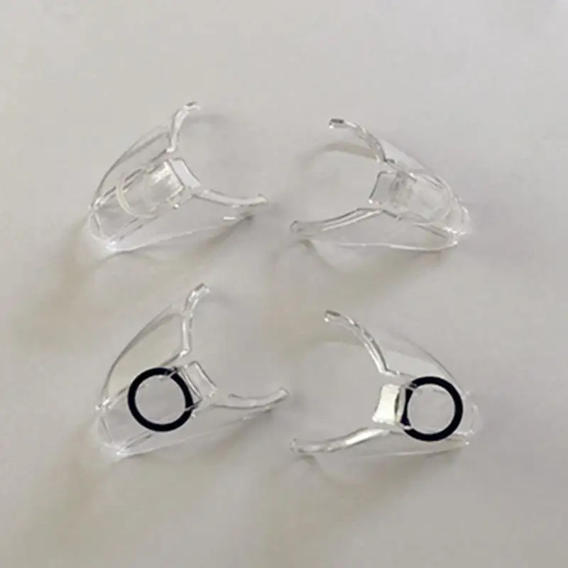 1Pair Clear Safety Glasses Side Guard Transparent Eye Protection Attachment For Regular Eyeglasses Lab Work Industrial Use