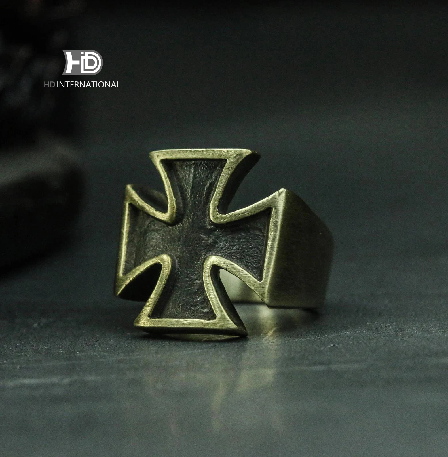 Crusader Seal Ring Celtic Ring Cross Ring Brass Craftsman Making Jewelry Price: