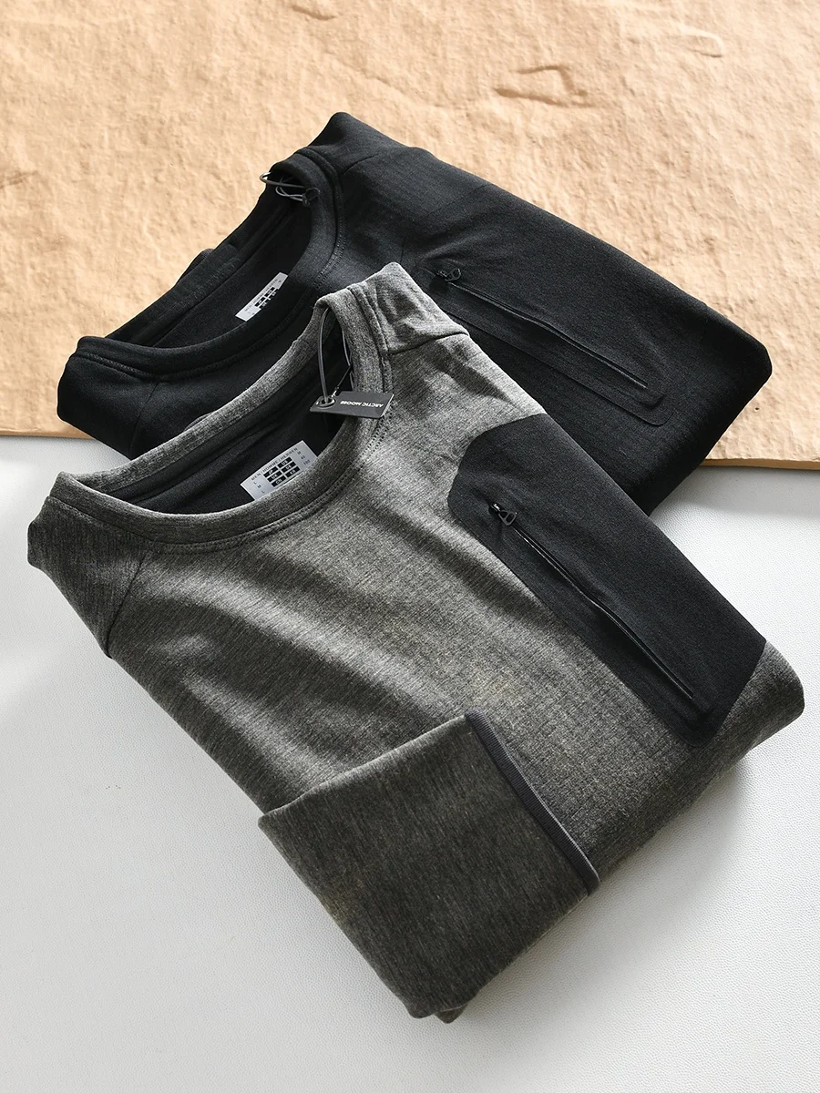 

Outdoor Functional Series Hooded Long Sleeve Thermal Fleece Jacket with Chest Pocket Fashionable Urban Style Youthwear Autumn...