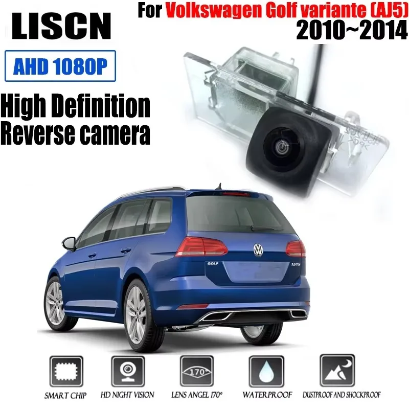 

For Volkswagen Golf Variante AJ5 2010 - 2014 Car HD Night Vision Rear View Camera Reverse Camera License Lamp Camera