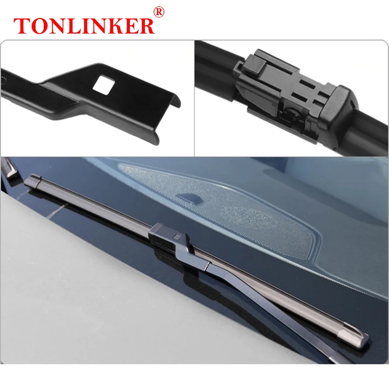 TONLINKER Car Front Windscreen Wiper Blades For GWM Haval F7 F7X 2019 2020 2021 2022 Car Accessories Wiper Blade Brushes Cutter