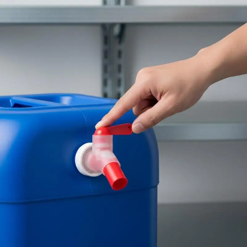 

DN61 61mm Garden Faucet Red White Plastic Tap for Plant Nutrient Solution Outdoor Use