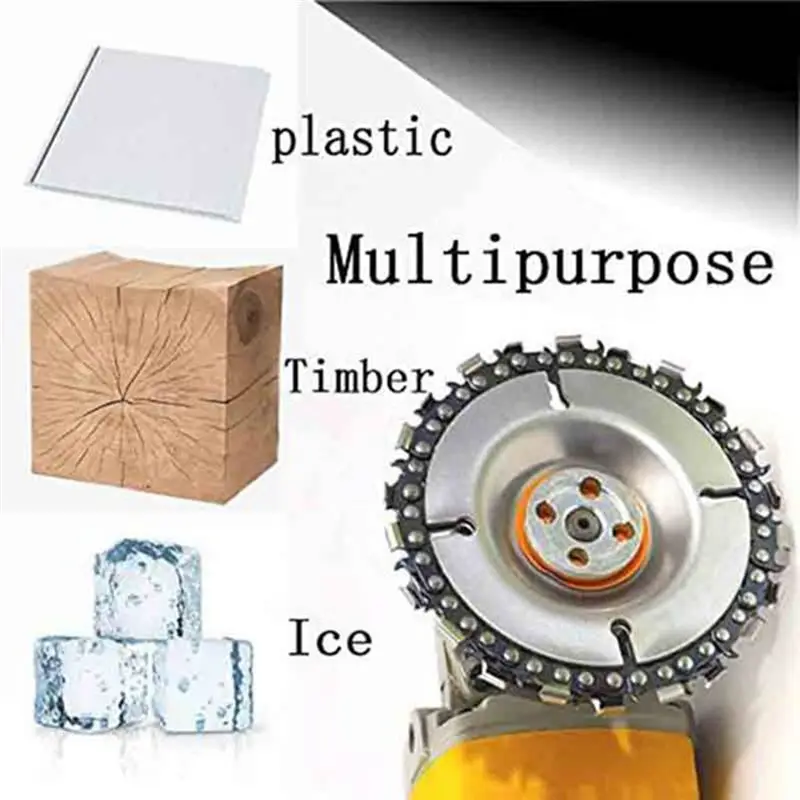 

RANA 10X 4-дюймовая шлифовальная машина с цепным диском, долбежное пильное полотно по дереву, деревообрабатывающее режущее лезвие, режущий цепной диск