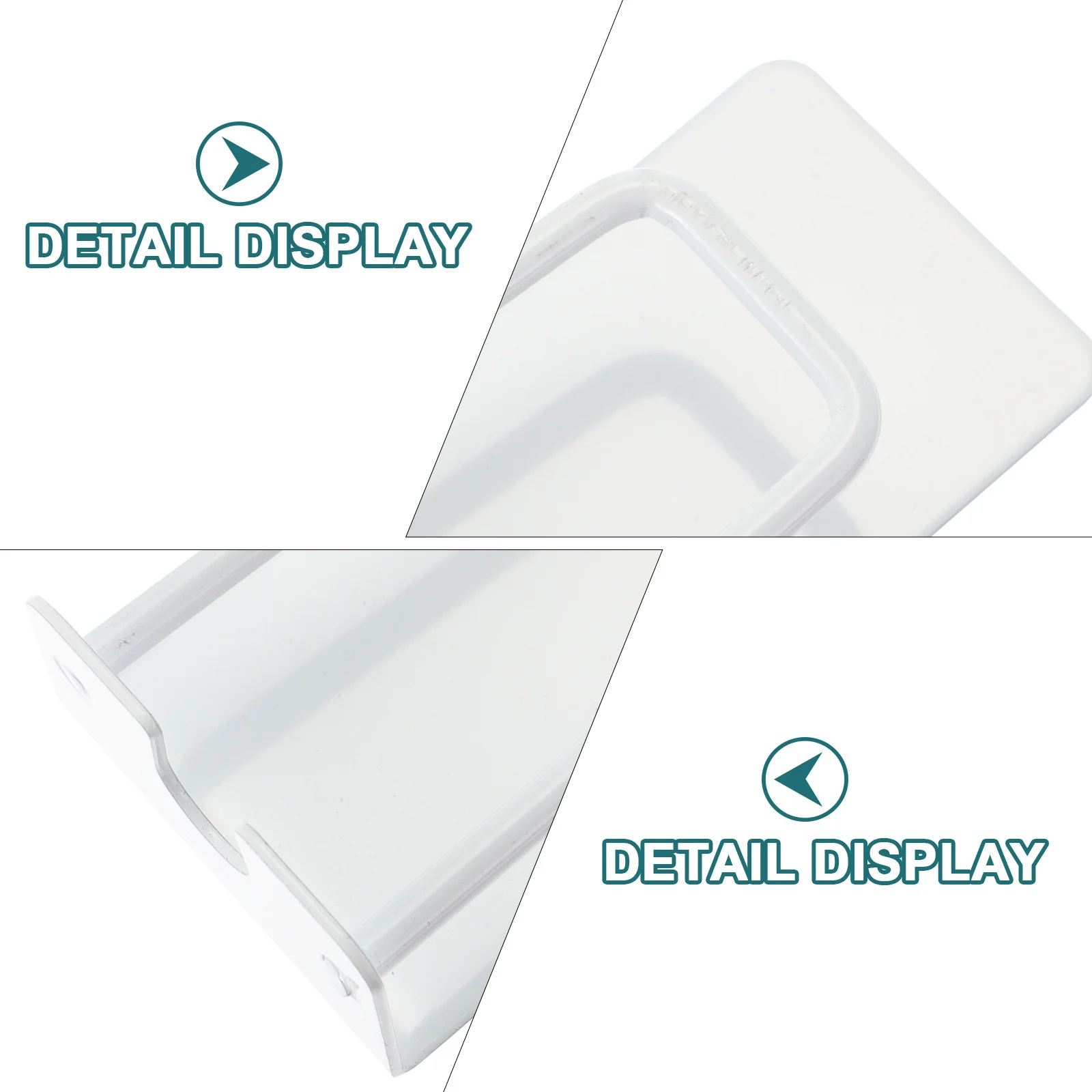 

2Pcs Punch Free Wall Mounted Toothbrush Holder Stainless Steel Bathroom Storage Rack No Drill Toothbrush Organizer