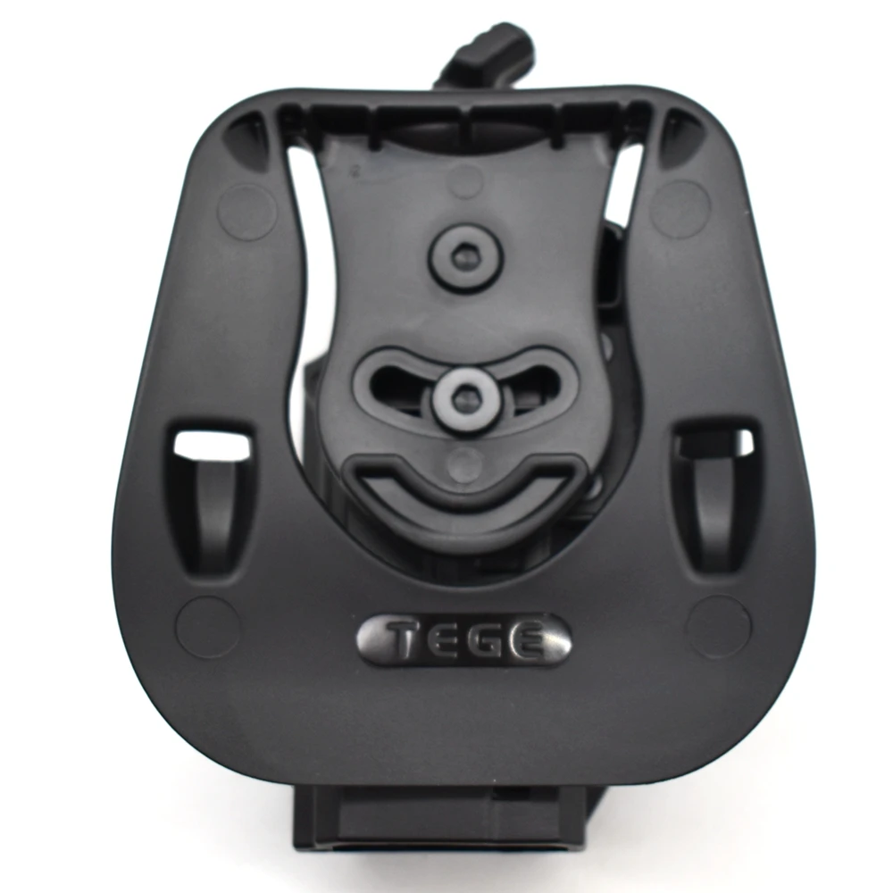 الحافظة السريعة ل غلوك 19 23 32 19X 44 45 البلاستيك الصلب 360 درجة دوران الحق مسدس الحافظة الصيد الادسنس Hangun #6