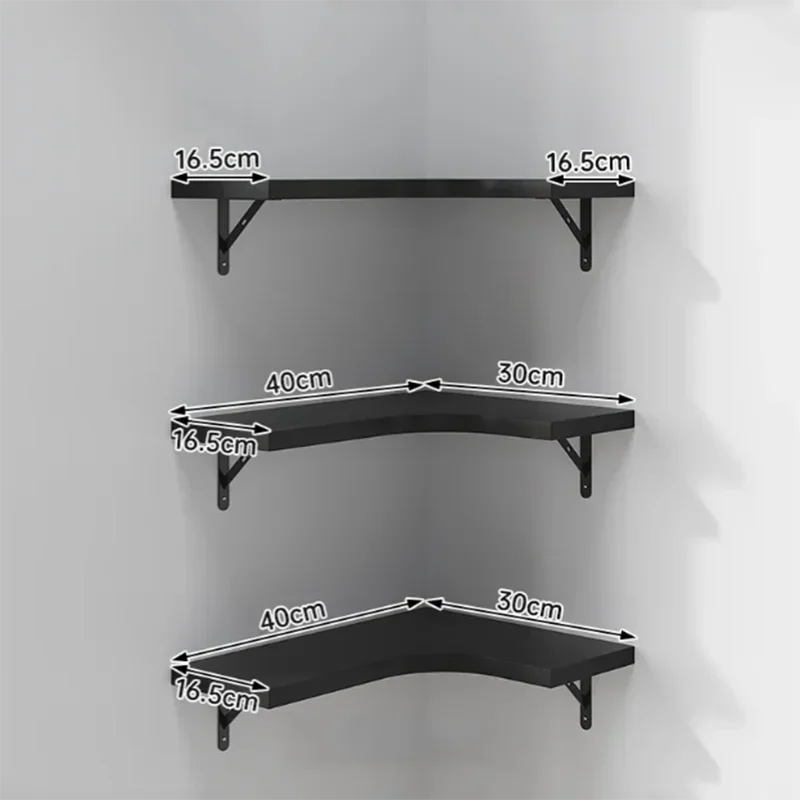 

Set Of 3 Veranda Display Bookcase Rack Multi-purpose Modular Floating Bookshelf Wall Mounted Corner Shelf Boekenkast Furniture