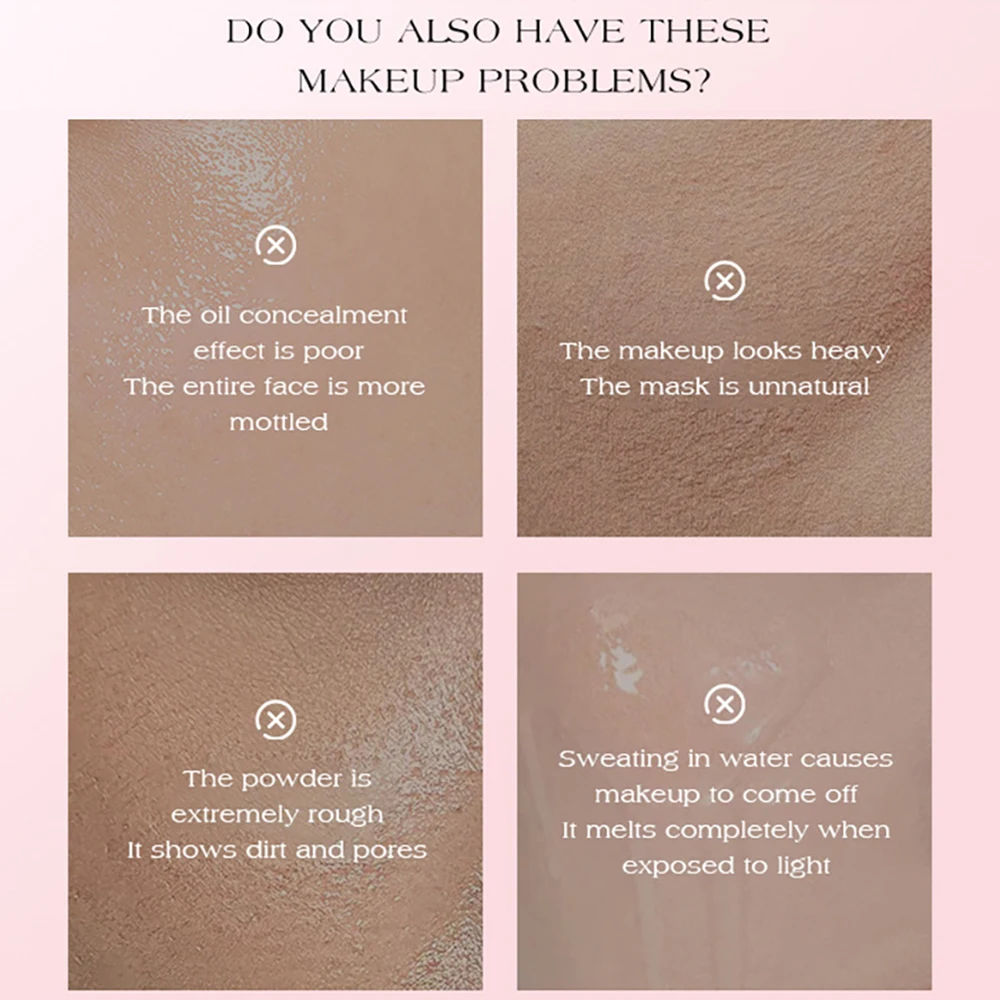 6 色マットフェイシャルコンシーラーパウダー美白メイク透明防水汗に強い化粧品自然設定クリーム