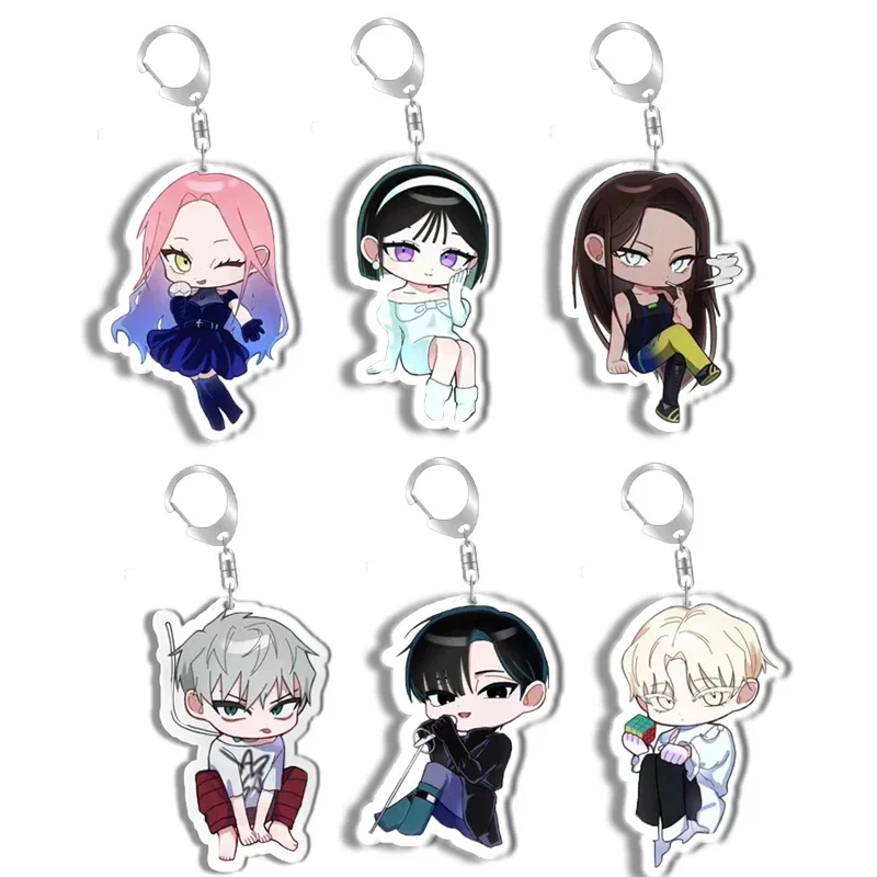 ALIEN STAGE IVAN TILL KeyChain Women Korea Toys Figures Men Key Ring Acrylic Car Keyring Party Pendant Cos Girls Friend Gift