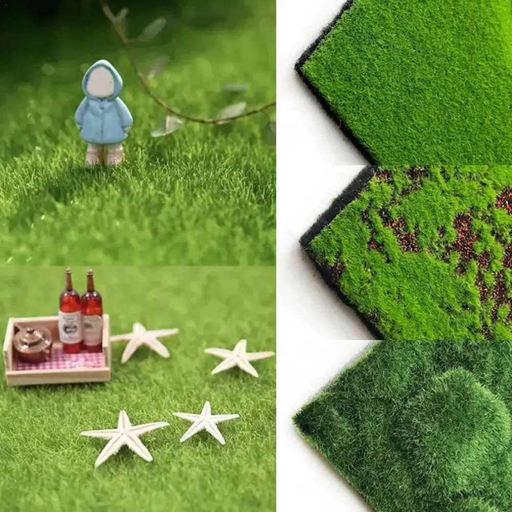 Künstliche Simulation Moos Rasen Kunstrasen Simulation Moos Rasen Rasen gefälschte grüne Gras matte Garten dekoration