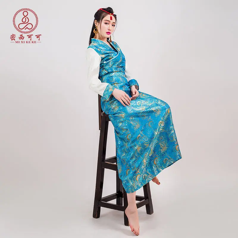 Abbigliamento tibetano Abbigliamento Lhasa Abbigliamento tibetano da viaggio Gonna Bora