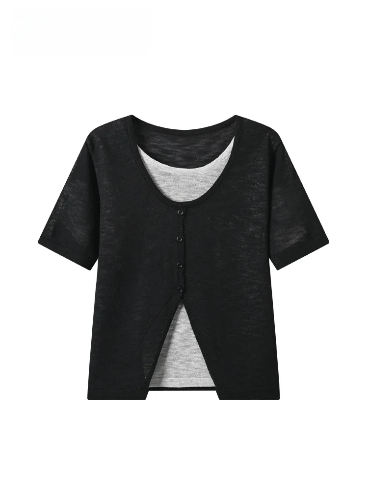 

Loose Fit Short Sleeve round Neck T-Shirt Women's plus Size Korean Style Summer New Casual Versatile Cotton Polyester Top