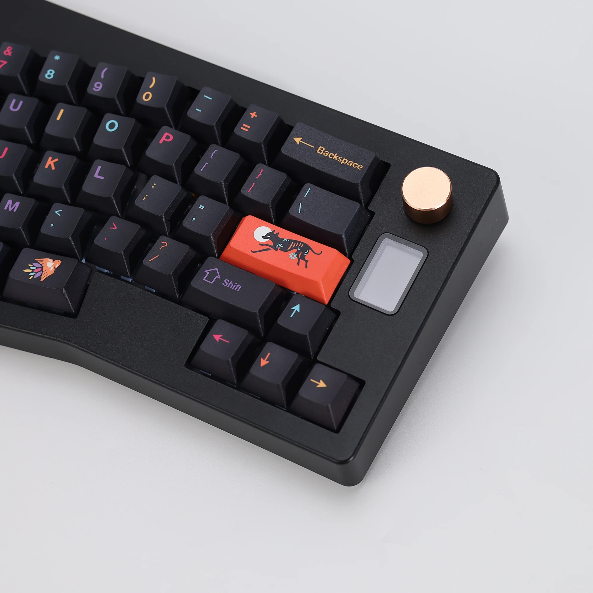 KBDiy Clone GMK Keycaps Retro GMK Mictlan Cherry Profile PBT ISO Keycap für magnetische Schalter 60 Gaming Mechanical Keyboard KIT – Detail 15
