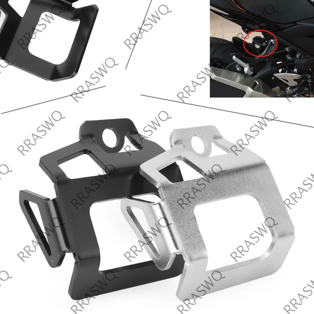 Motorcycle CNC Rear Brake Fluid Reservoir Guard Cover For Yamaha MT-09 FZ-09 2014-2018 & MT09 Tracer /Tracer 900 FJ-09 2015-2018