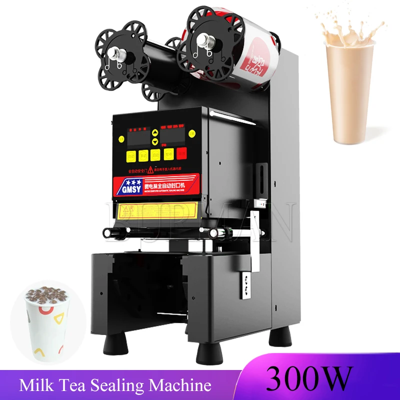 

Fully Automatic Cup Sealing Machine Professional Stainless Steel Boba Tea Sealer For Bubble Tea Equipment