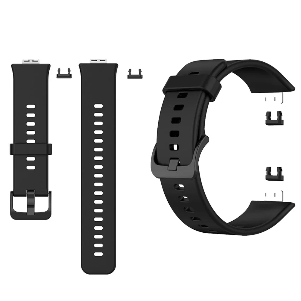 1 حزمة حزام سيليكون لساعة Huawei Watch Fit سوار الأشرطة حزام الساعة لساعة Huawei Watch Fit الجديدة الذكية معصمه Correa