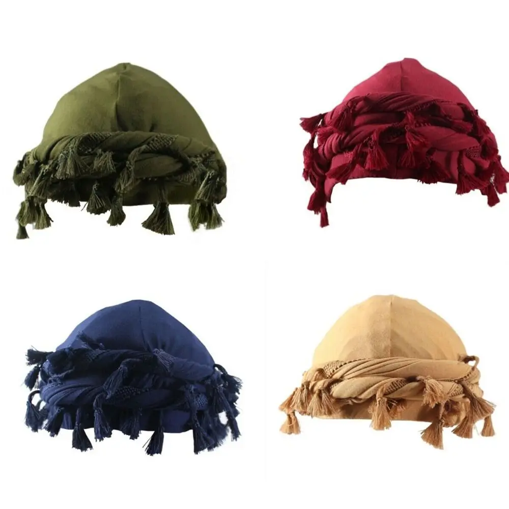 Turban Durag for Men Unisex Satin Silk Lined Elastic Turban Head Wrap Head Scarf
