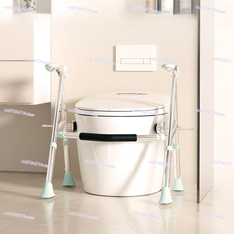 

Toilet Holder No Punching Elderly Help Frame Toilet Armrest Frame Nursing Home Bathroom Anti-skid Stand