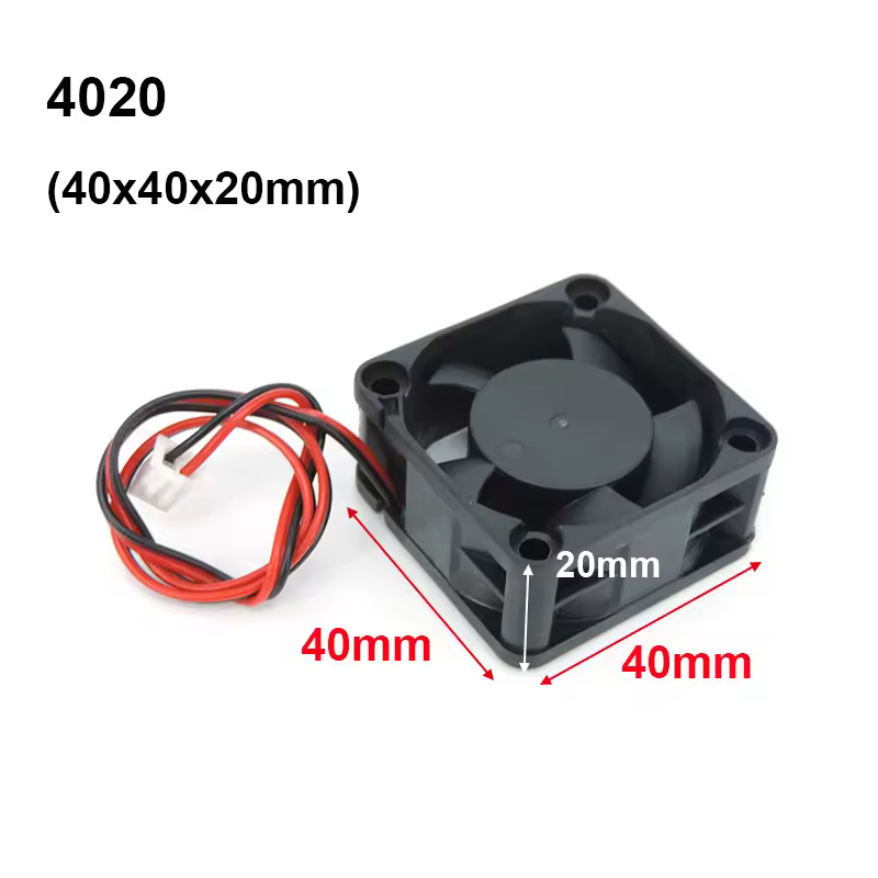 4010 12025 8010 30mm dc 5V 12V 24V Cooling Fan Brushless Motor Case Quiet 40MM 50MM 60MM 70MM 80MM 90MM 120MM for 3D print 2PIN - Image 12