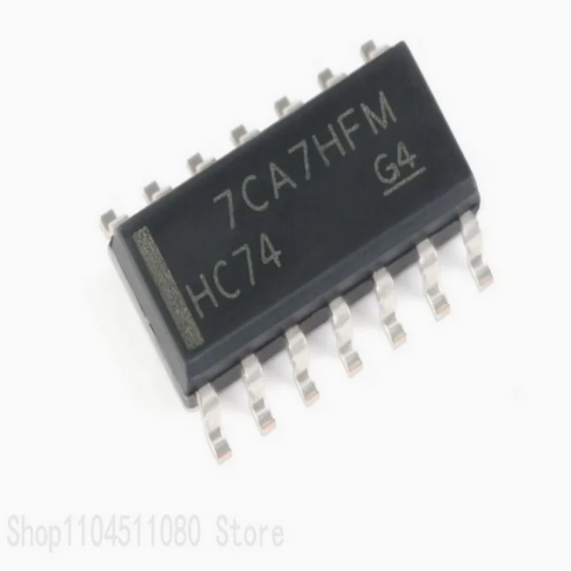 10pcs/ SN74HC74DR Dual D-Type Positive-Edge-Triggered Flip-Flops With Clear and Preset 14-SOIC -40 to 85 74HC74 HC74 - Detail 1