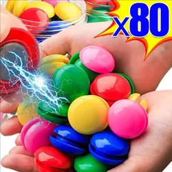 80/6Pcs Round Fridge Magnet Sheets Whiteboard Magnetic Buttons Sticker for Office School Home Room DIY Decoration 20mm 30mm 40mm