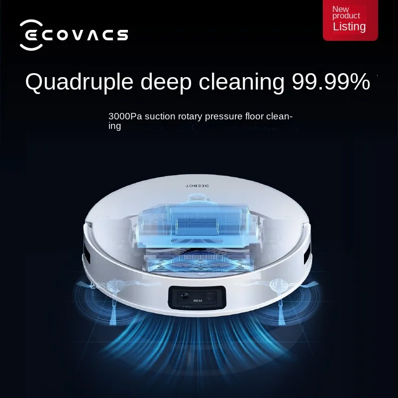 ECOVACS Sweeping Robot T10 TURBO sweeping and dragging integrated machine suction, dragging, washing and drying integrated