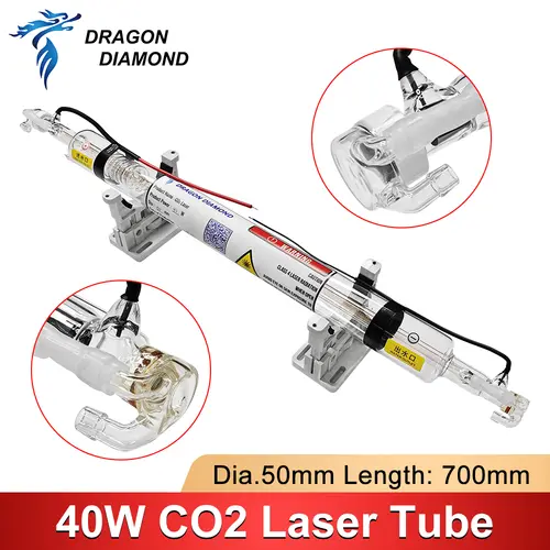 40W Co2 Laser Tube Length 700MM Glass Laser Lamp for Co2  Laser Engraving Cutting Machine K40 Series High Quality - Image 9