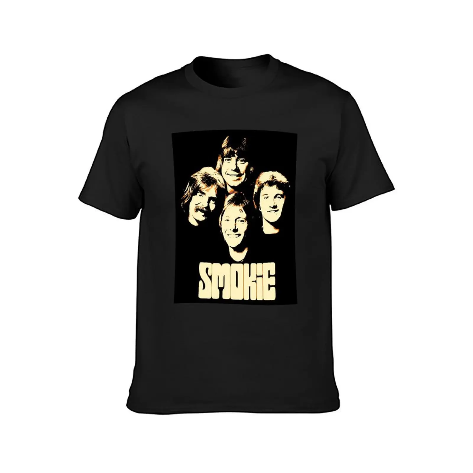 Smokie Rock Band T-shirt customizeds shirts graphic tees Men's t-shirt