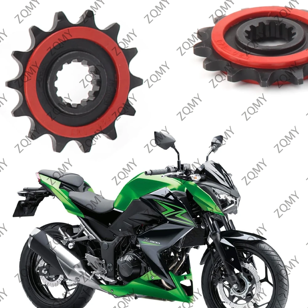 Motorcycle 14T Front Sprocket Engine Fly Wheel Chain Sprocket For Kawasaki Z250 2015-2016 & Z300 2013 2014 2015 2016 2017