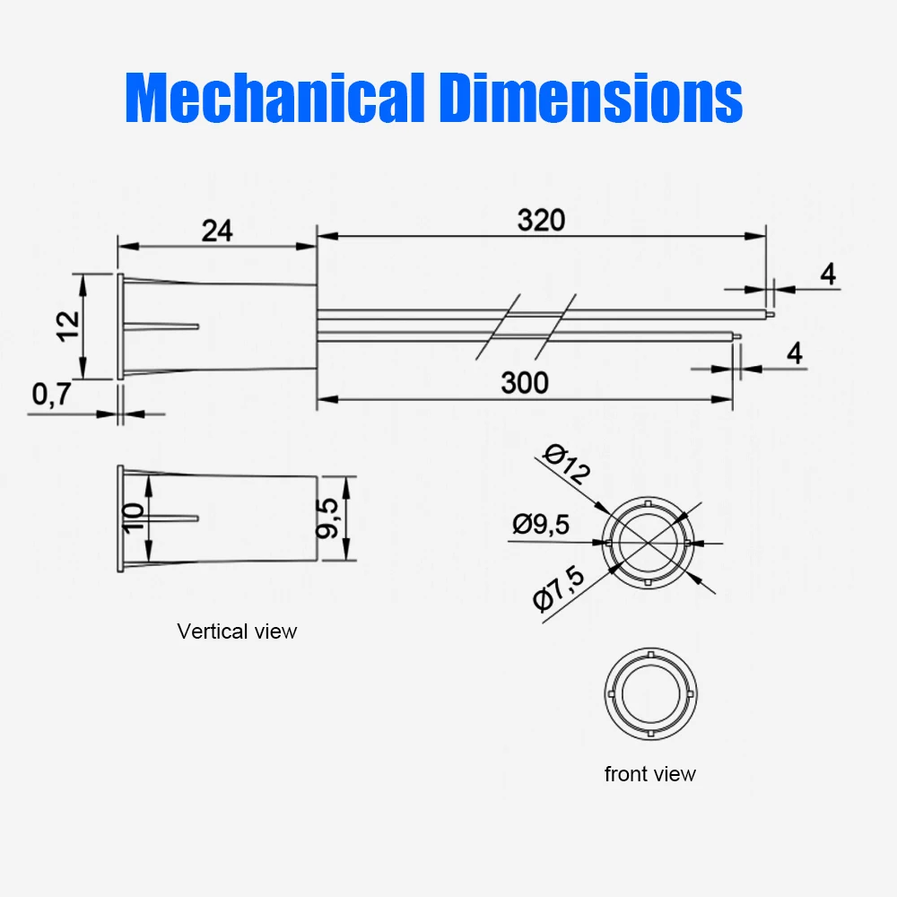 50 stuks bedraad magnetisch deursensoralarm, anti-diefstal ingebedde kunststof magnetische bedieningsschakelaar, normaal open en normaal gesloten
