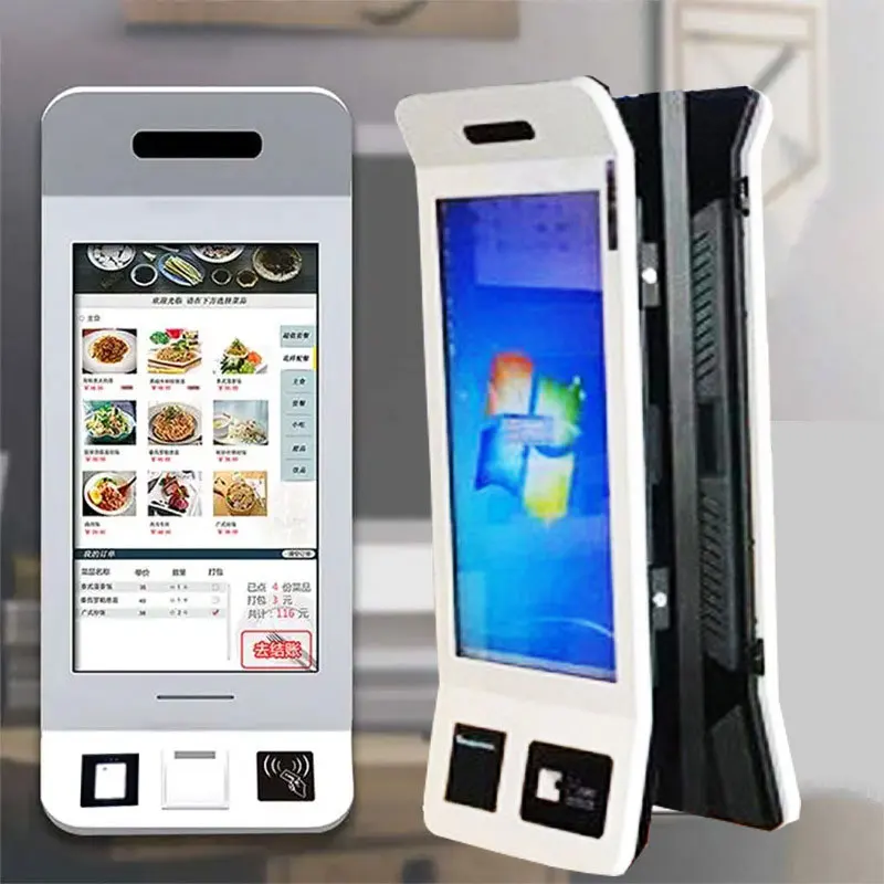 

YoursJoys Fast Food Kiosk Touch Order Payment Self Food Ordering Service Touch Screen Kiosk In Restaurant