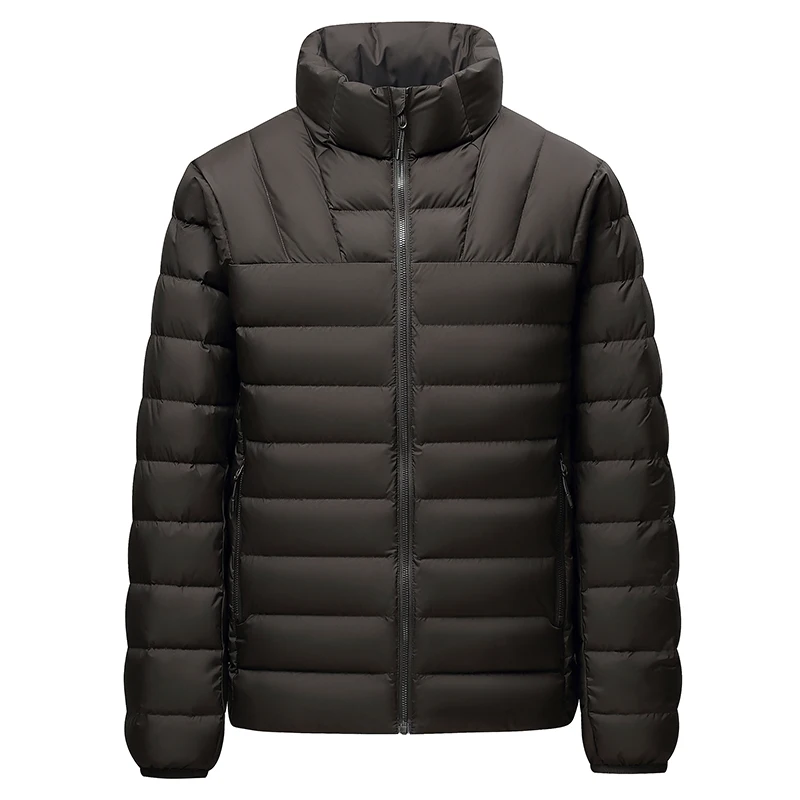 Winter jacket Men's Fashion Trend Casual Windproof Solid Color Outdoor down coat High Quality Warm Down jackets men