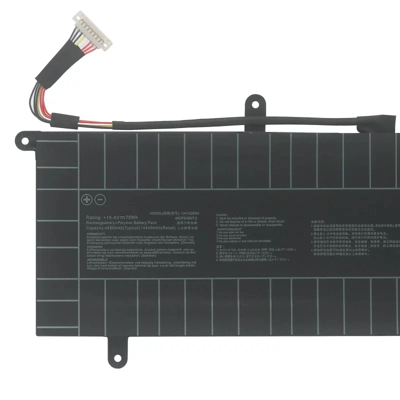Laptop Battery C41N2004 0B200-03790000 For ZenBook Duo 14 UX482 UX482EA UX482EG Series 15.4V/ 70Wh